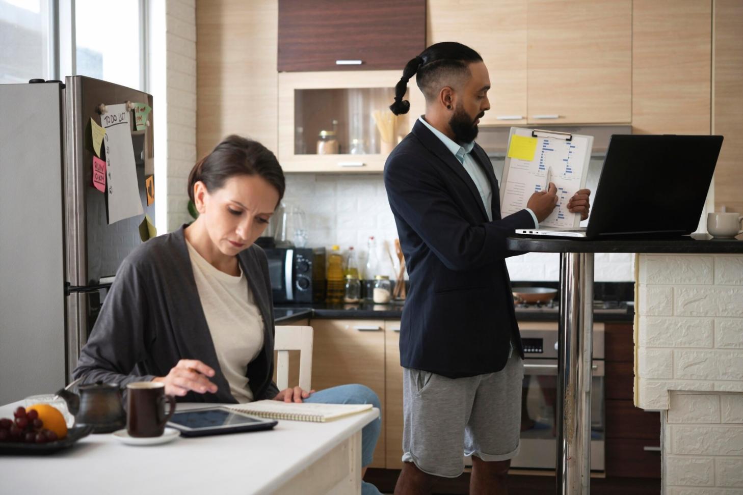 Processus de collaboration avec analyse de données financières